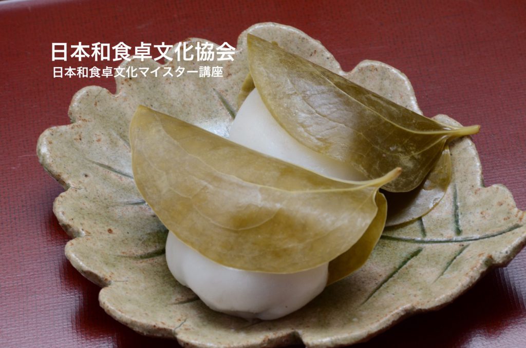 柏餅 西日本の場合 サンキライの葉の柏餅 一般社団法人 日本和食卓文化協会